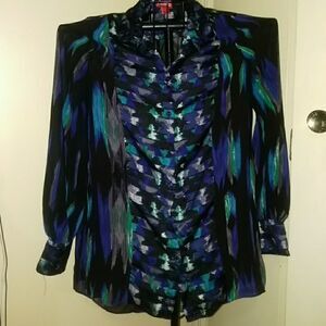 Multi colored blouse 